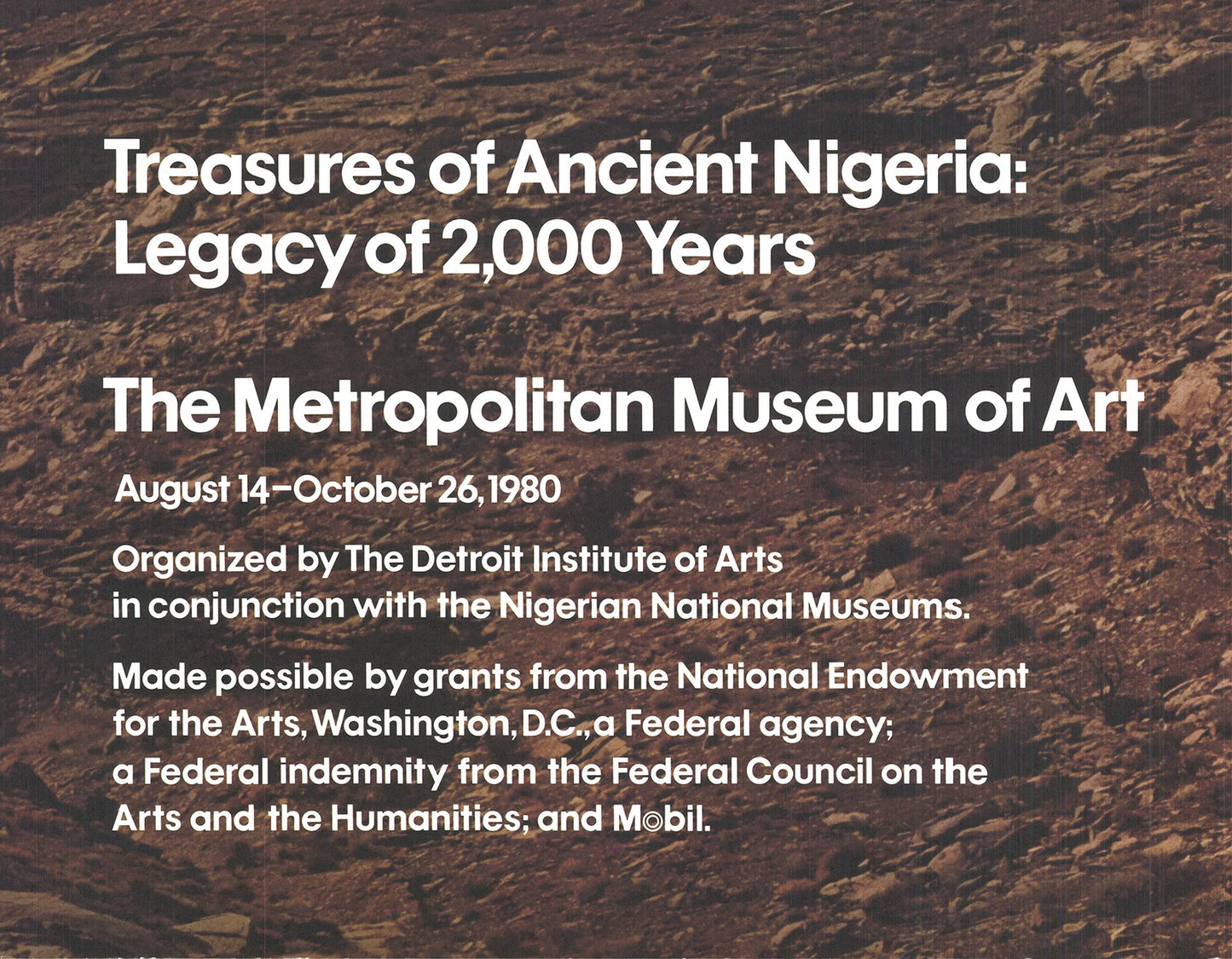 Ivan Chermayeff Treasures Of Ancient Nigeria: Legacy Of 2,000 Years " Of