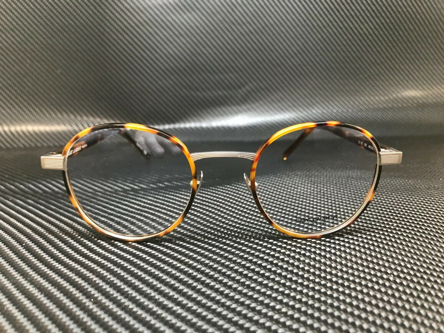 SAINT LAURENT SL 125 002 Havana Round Unisex 49