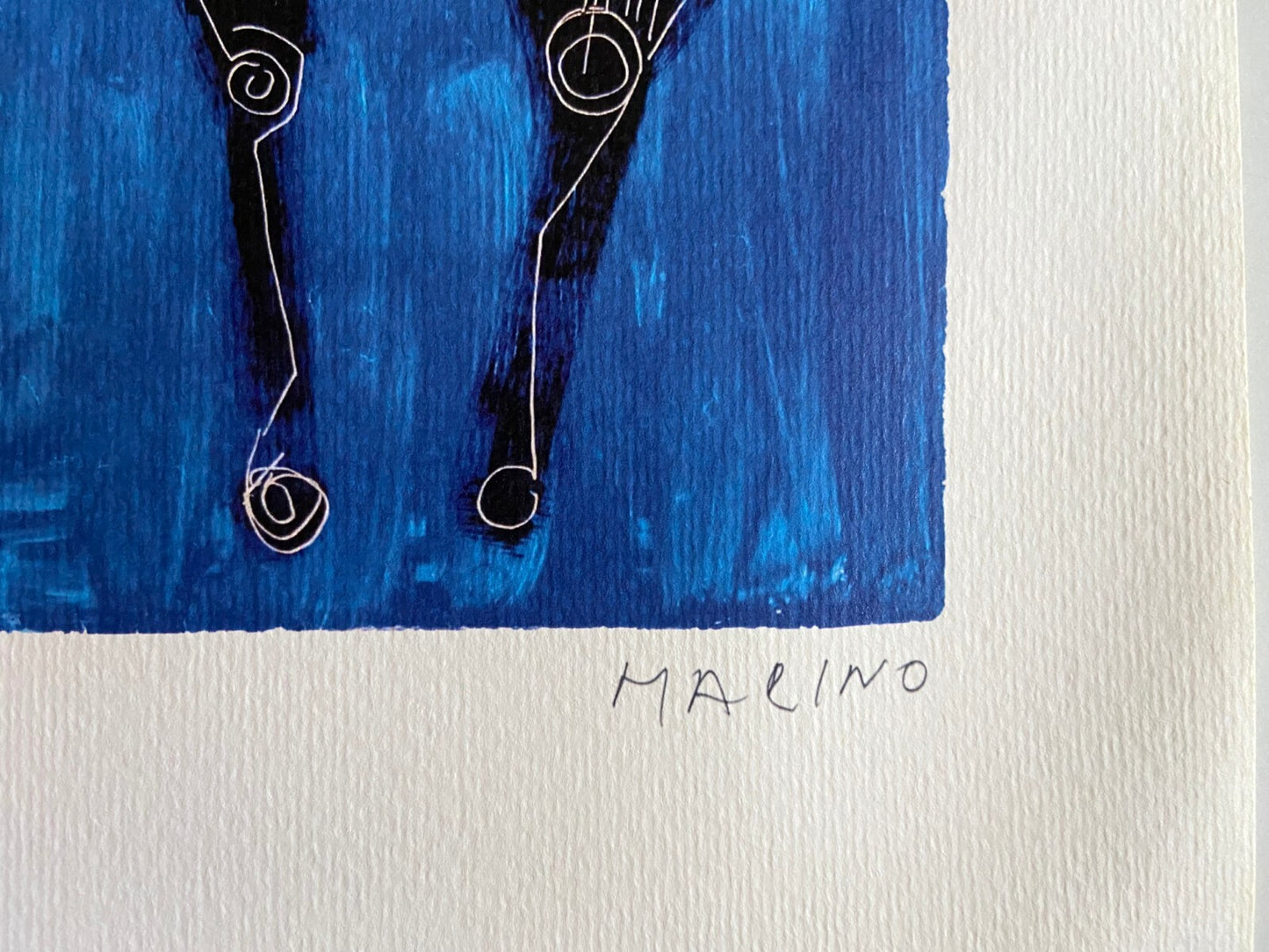 Marino Lithograph Coa Numbered A Hand 175Ex