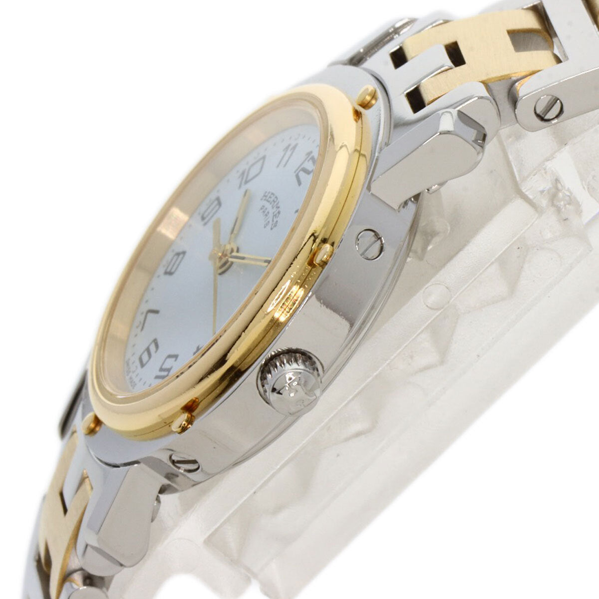 Hermes Clipper Watches Cl4.220 Stainless Steel/Ssxgp Ladies