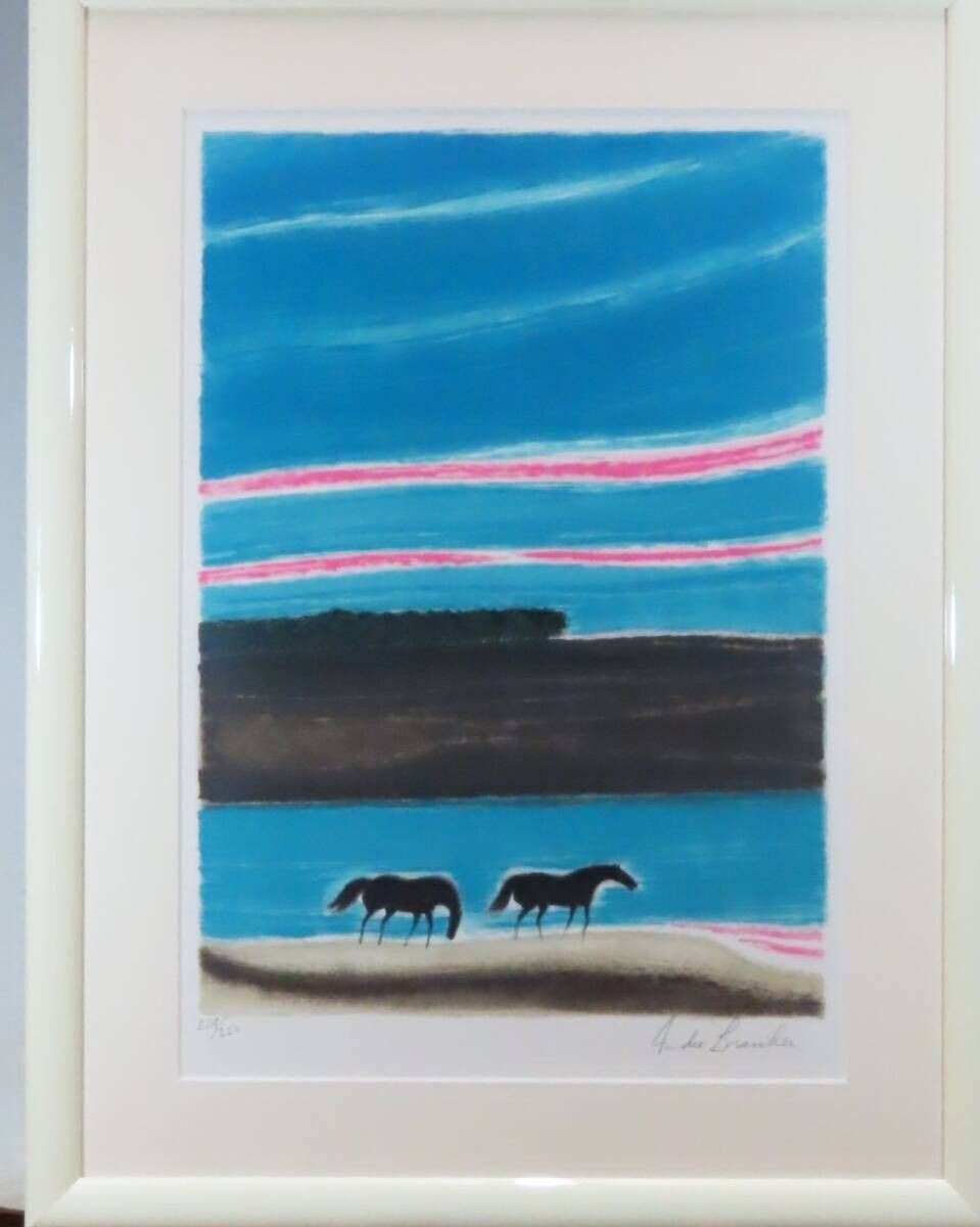 Andre Brasilier Signed Original Lithograph Print