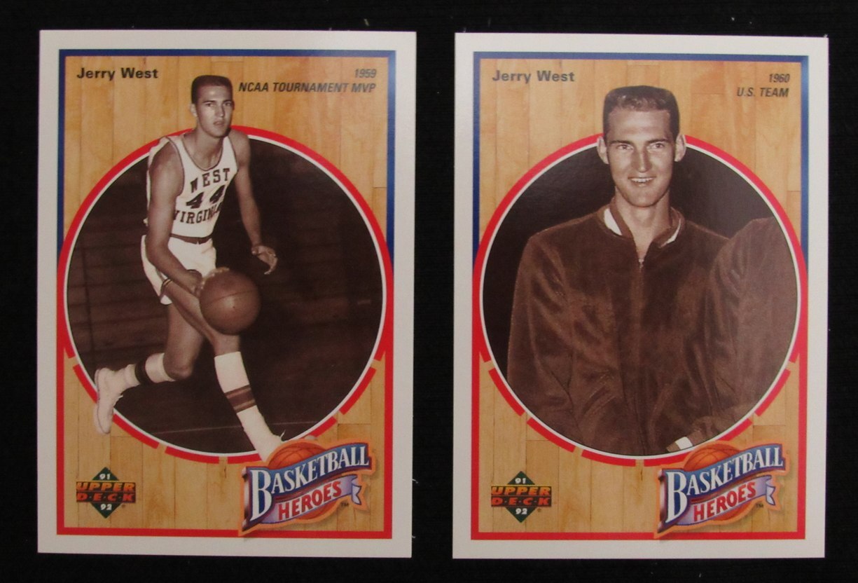 1992 Jerry West Hof Los Angeles Lakers Upper Deck