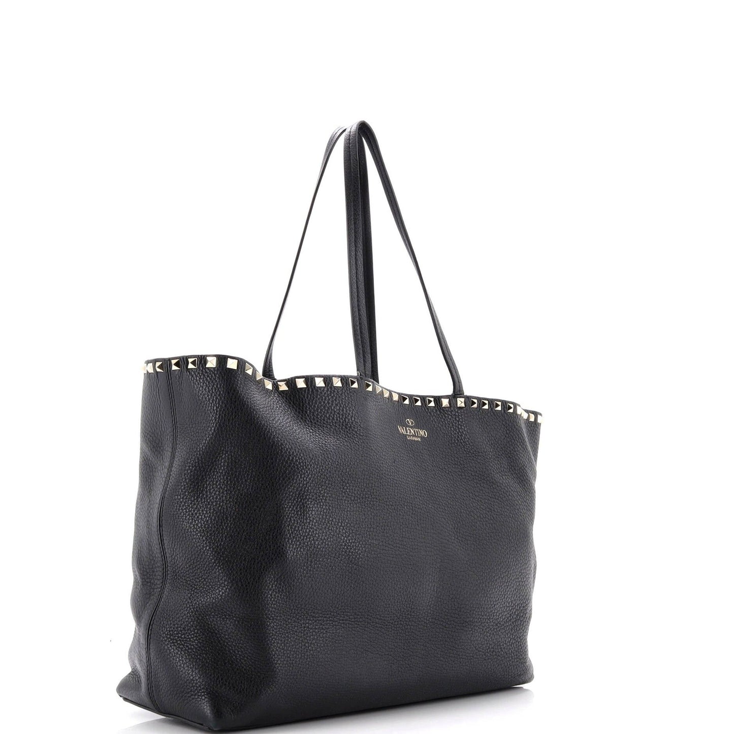 Valentino Garavani Rockstud Shopper Tote Leather Large
