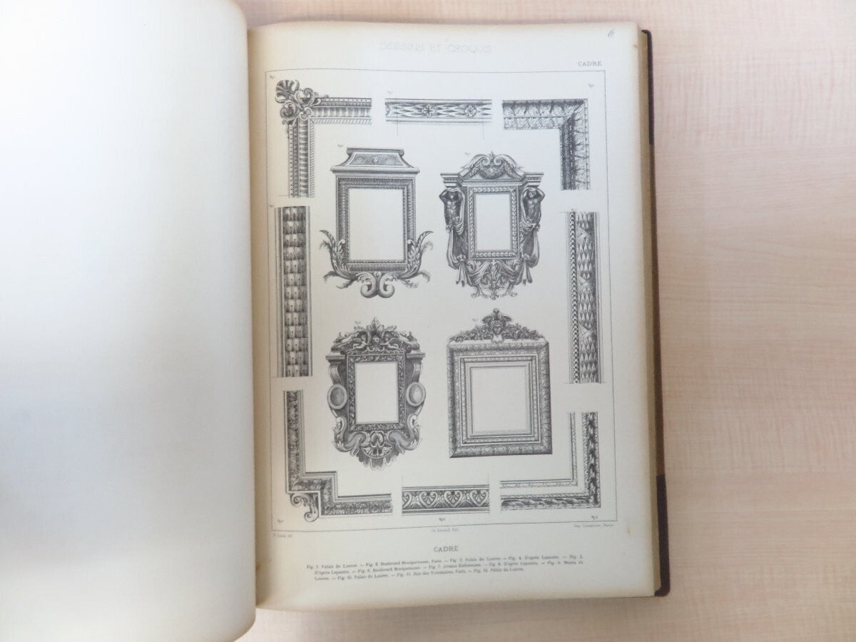 Henry Guedy Dessins Et Croquis D'Architecture Et D'Ornementation (Original 20Th)