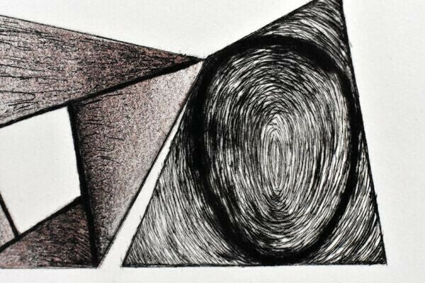 Robert Mangold (American, 1937) Original Etching Aquatint Pencil Signed Ap10