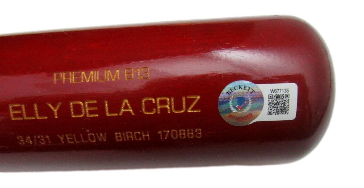 Elly De La Cruz Signed Player Model Baseball Bat