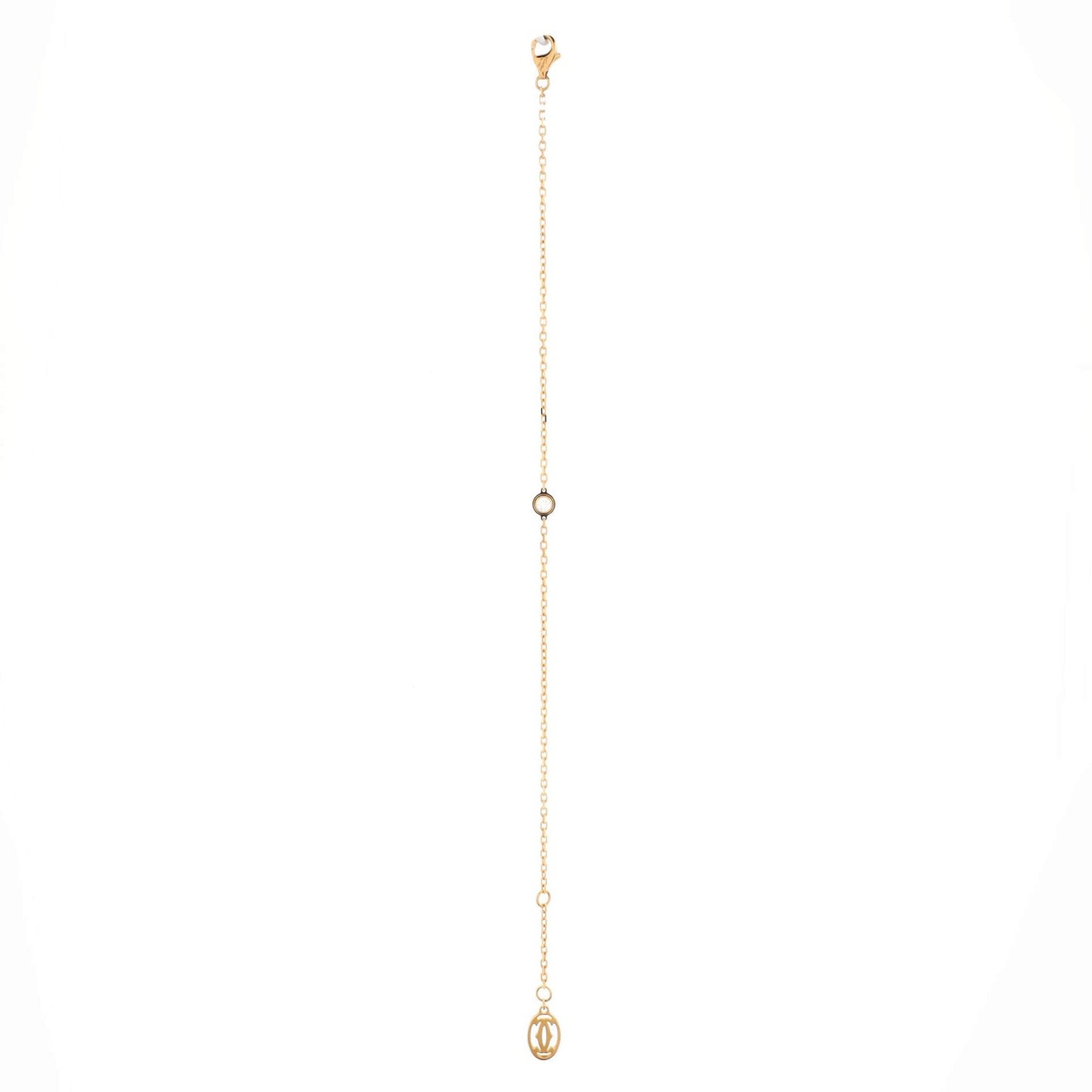 Cartier D'Amour Bracelet 18K Yellow Gold And Diamond Small