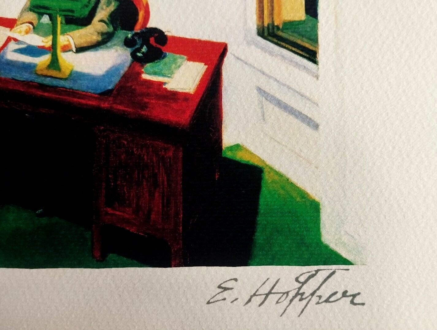 Edward Hopper Lithograph Coa Signed Numbered In Pencil