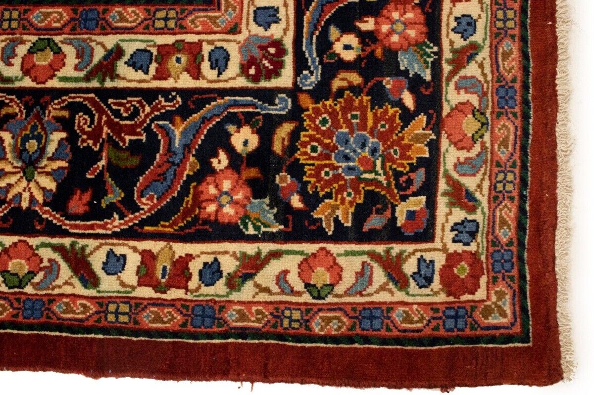 10'0X13'6 Ft Semi-Antique Traditional Handmade