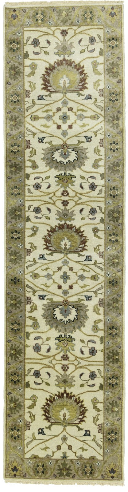 2'6X10 Ft Handmade Peshawar Runner Rug Oriental