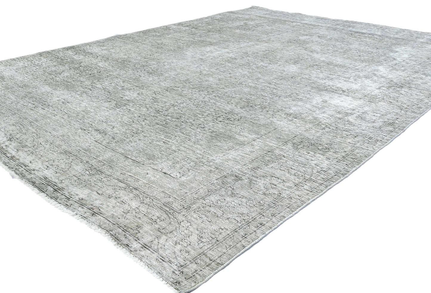 Vintage Stone-Washed Oriental Rug Distressed