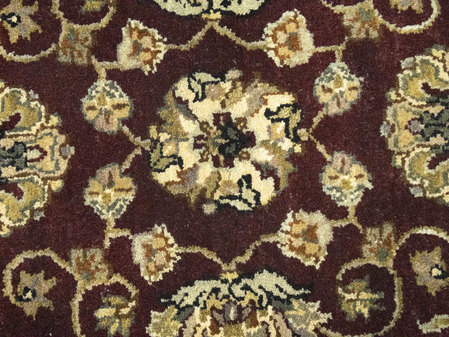 Handmade Agra Jaipur Rug Floral Thick Pile