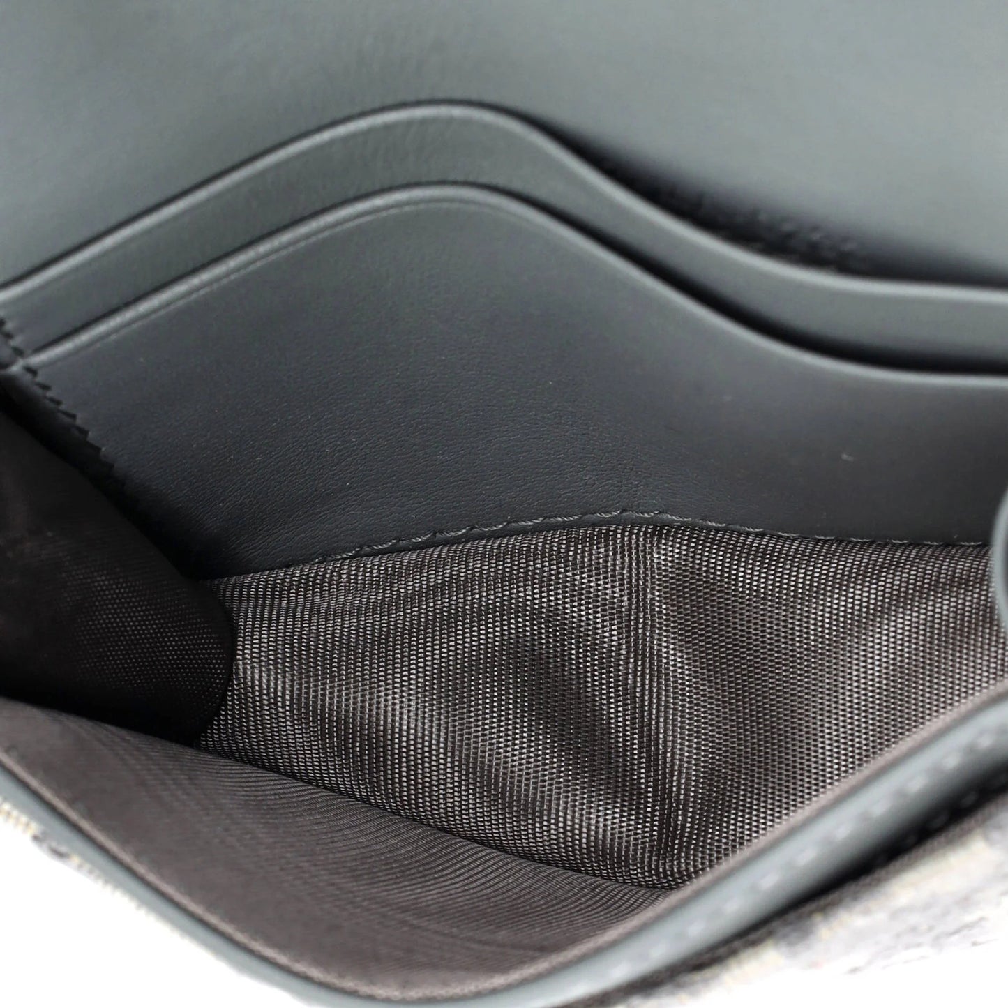 Christian Dior Saddle Card Case Oblique Canvas