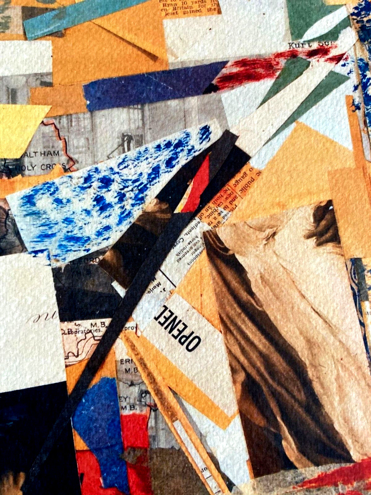 Kurt Schwitters Coa Lithograph