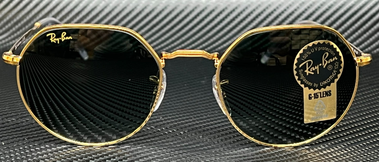 Ray Ban Rb3565 919631 Gold Round 51 Mm Unisex