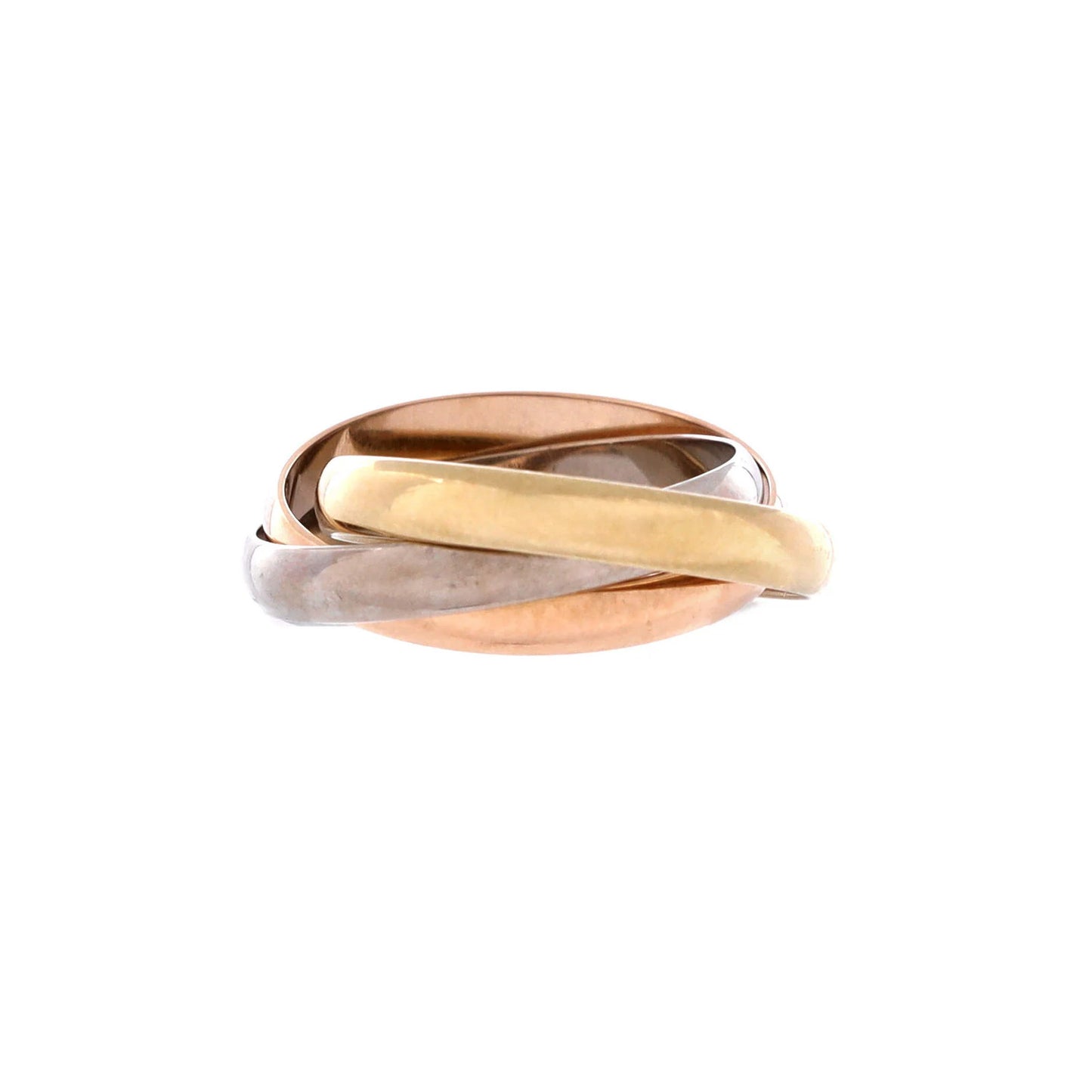 Cartier Trinity Ring 18K Tricolor Gold Small
