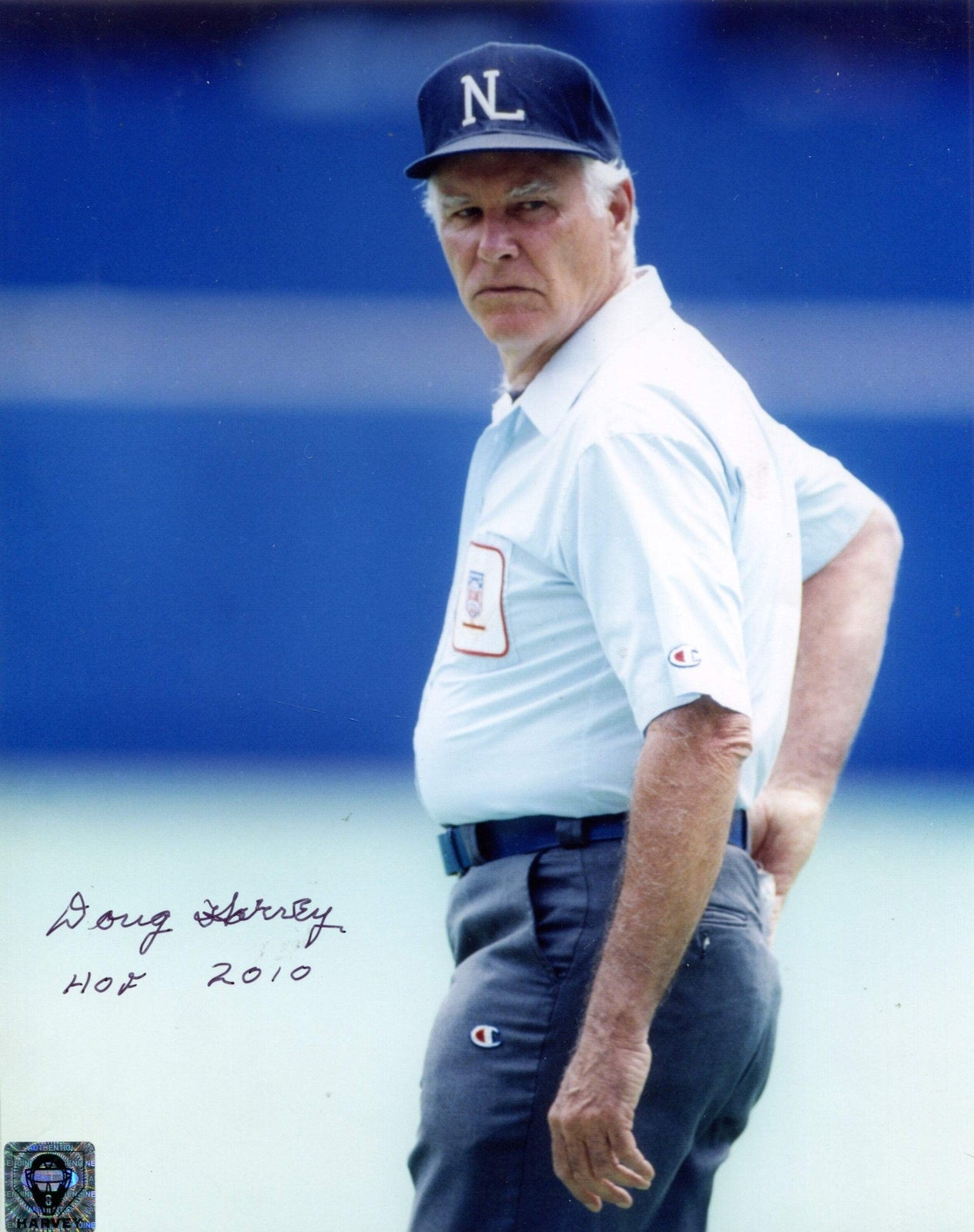 Doug Harvey Autographed Signed 8X10 Photo