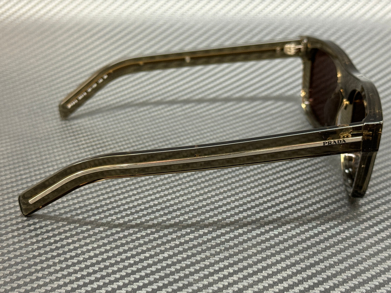 Prada Pr B12S 18T70F Transparent Terra Brown