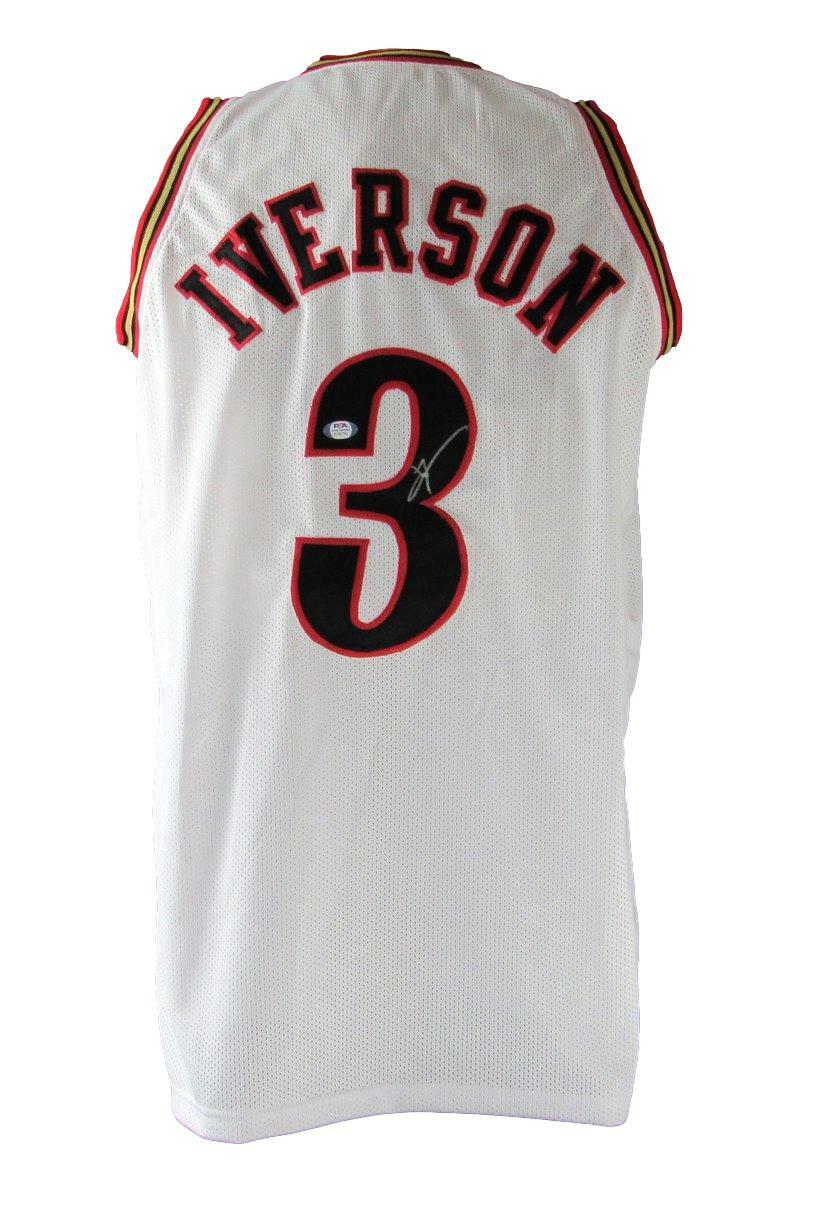 Allen Iverson Hof Signed/Auto 76Ers Custom