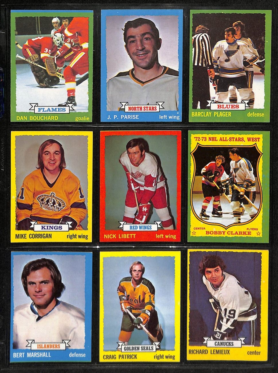 1973-74 Topps Hockey Cards Complete Set (1-198)