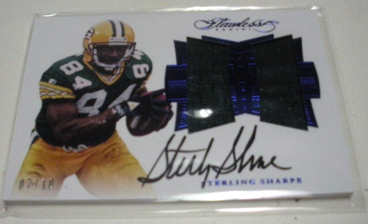Sterling Sharpe 2016 Flawless Game Dual Jersey