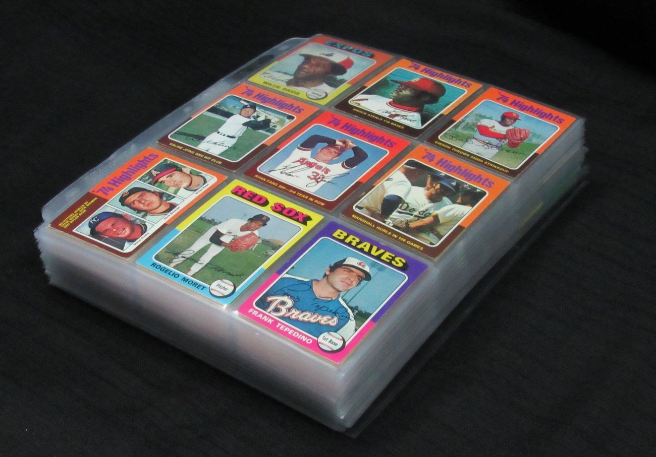 1975 Topps Baseball Card Complete Set (1-660)