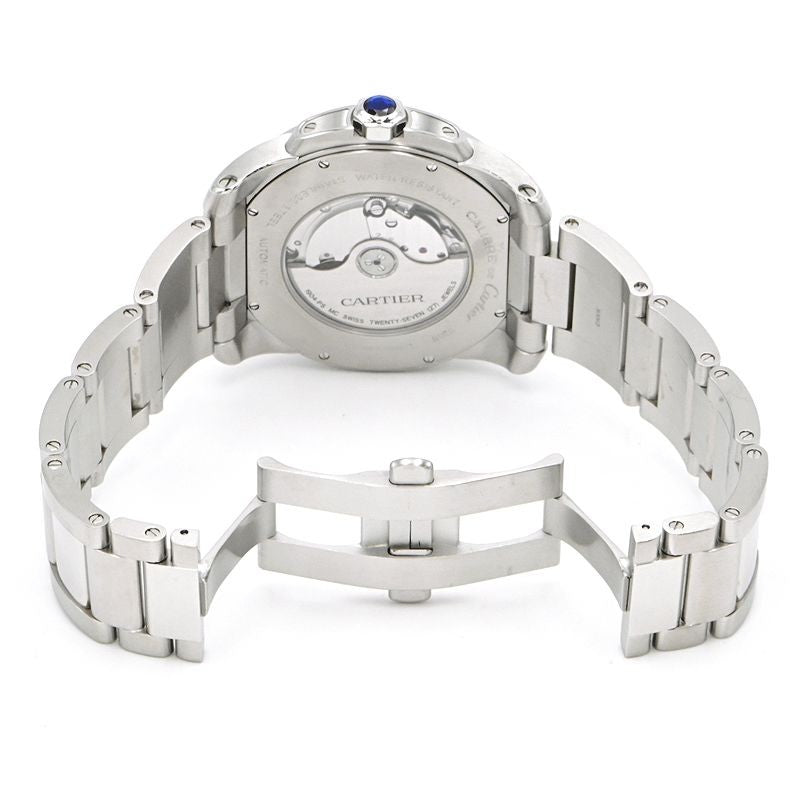 Cartier Calibre De Cartier Watch Lm W7100037 Silver Men'S Used Watch #6109