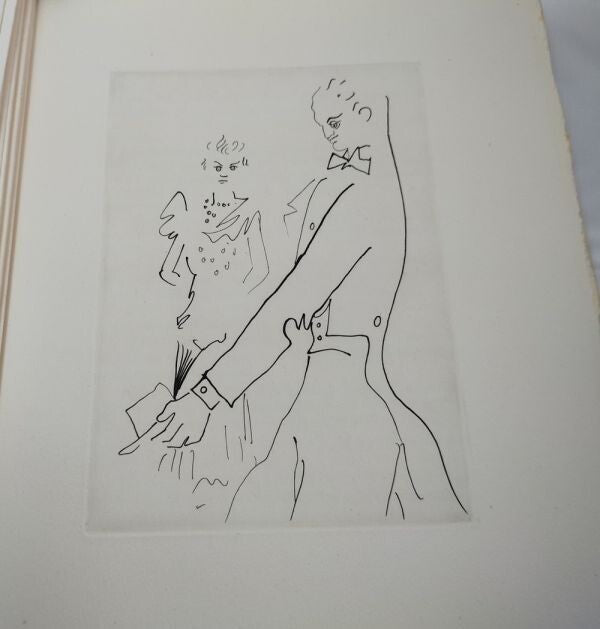 1953 1St Edition Le Bal Du Comte D'Orgel Radiguet/Cocteau Limited 250 Etching