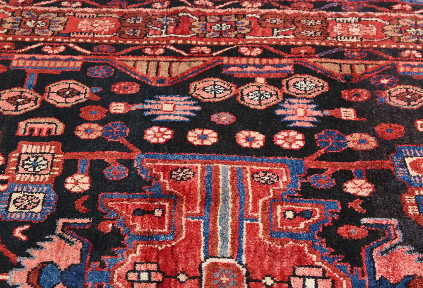 Handmade Tribal Geometric 5X8 Ft Vintage Oriental