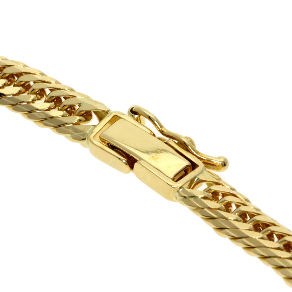 Curb Chain Kihei W6 Side Bracelet K18 Yellow Gold