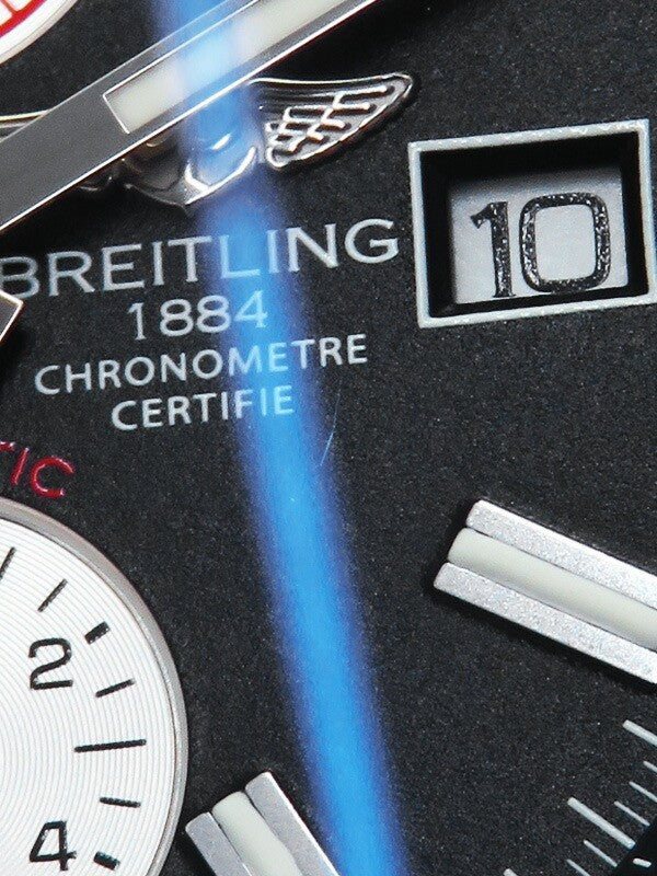 Breitling Super Avenger 2 A13371 Black Case Size 49Mm Men'S Used Watch #72314