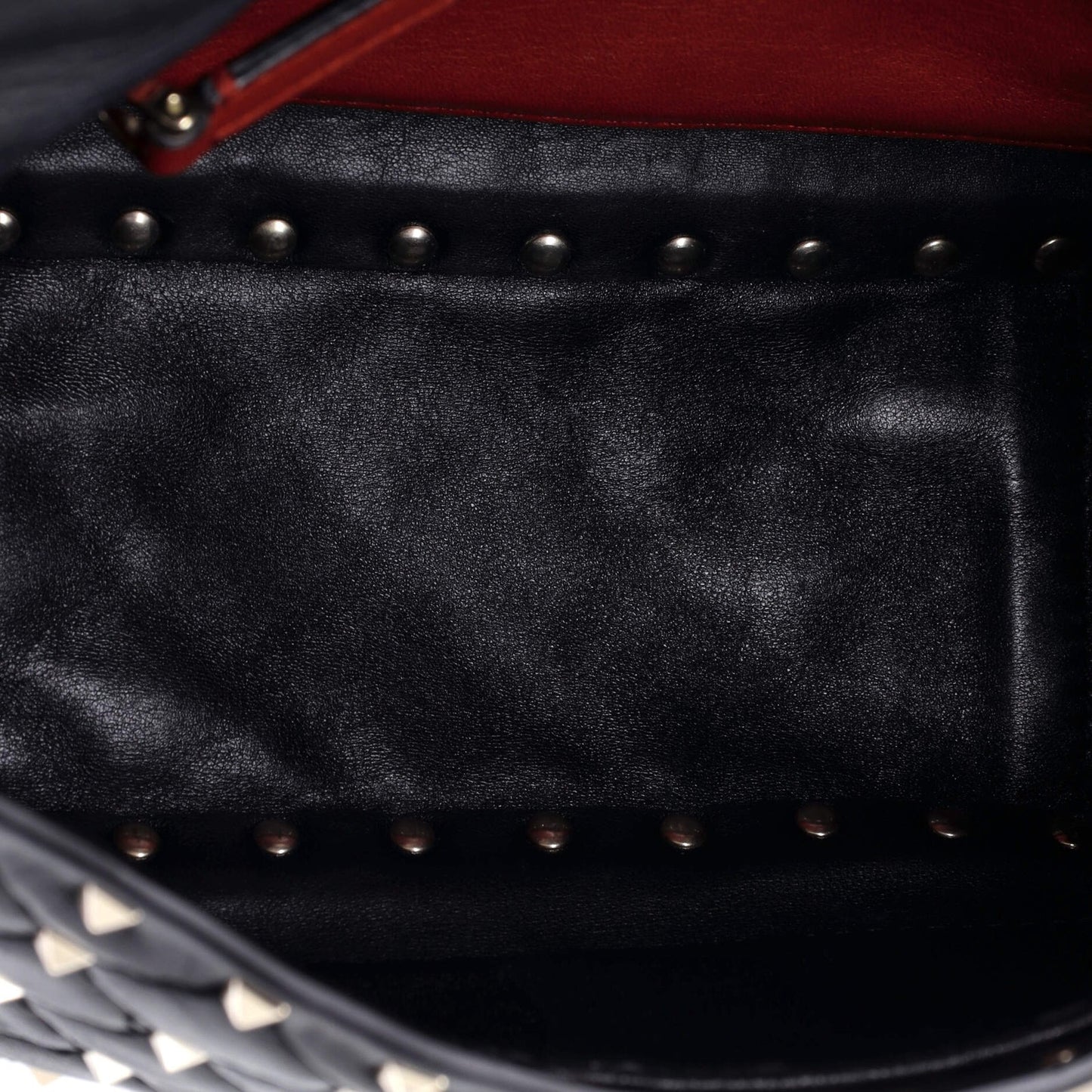 Valentino Garavani Rockstud Spike Flap Bag Quilted Leather Medium