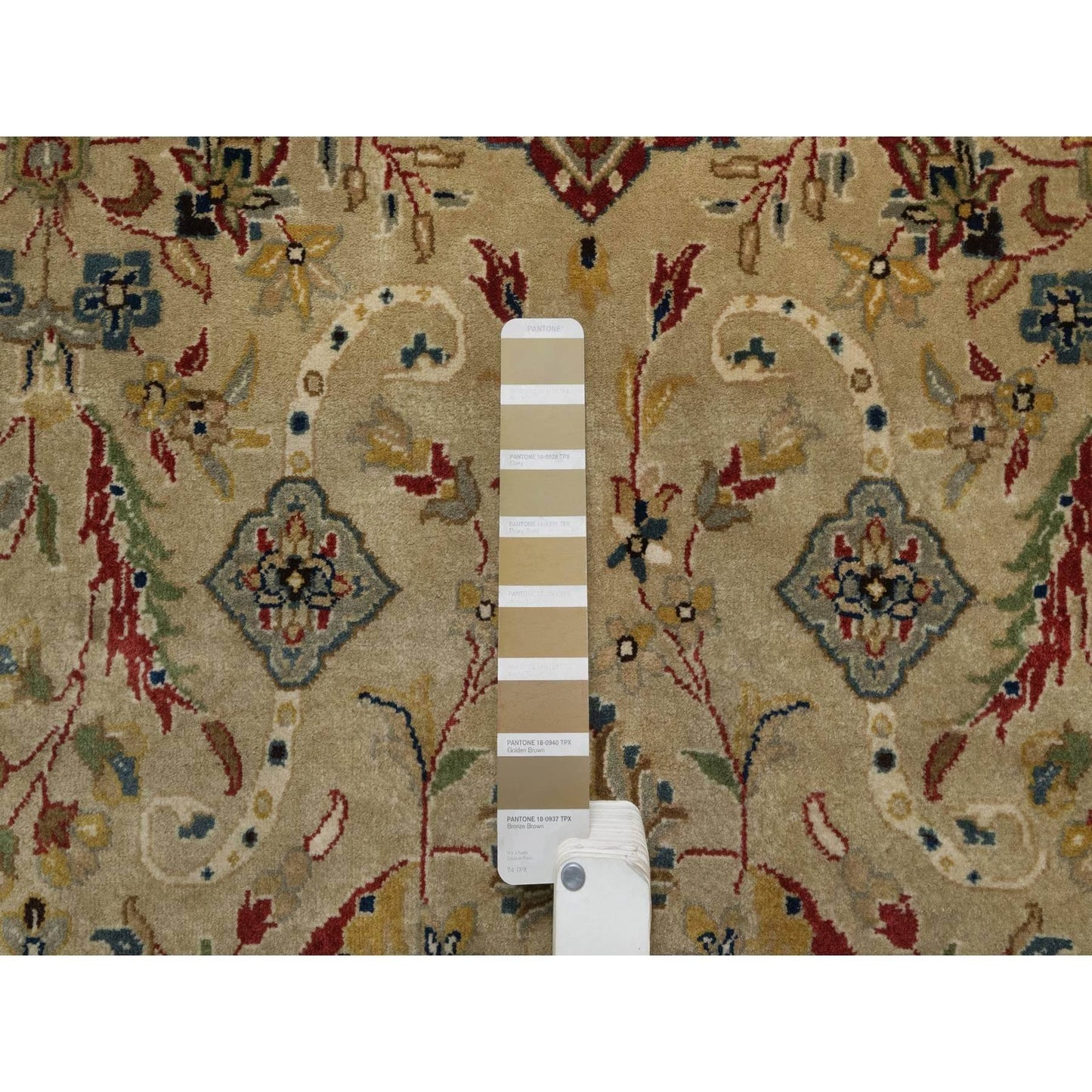 8'X10' Brown Kishoon Design 300 Kpsi New Zealand Wool Hand Knotted Rug