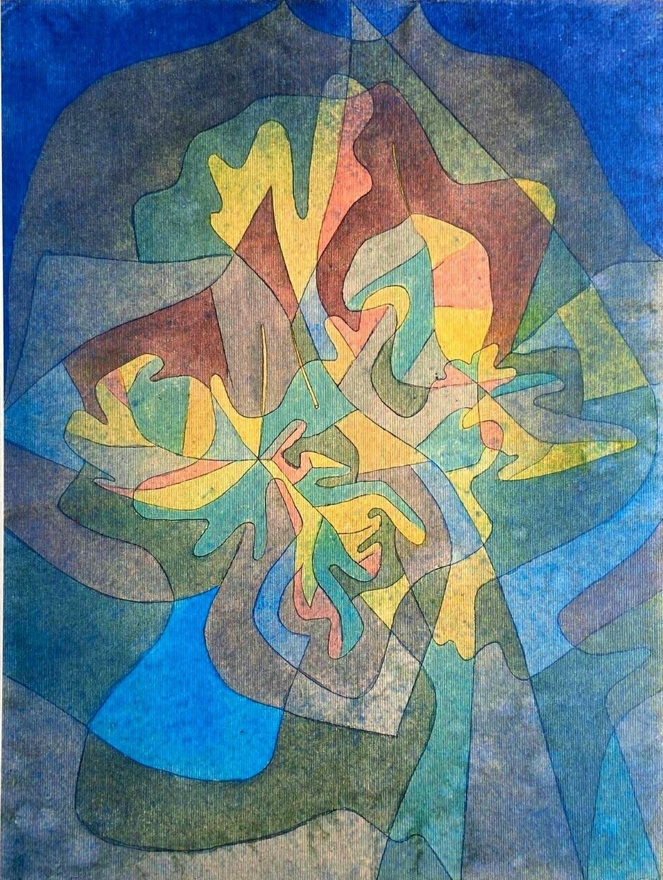 Paul Klee Lithograph Signed Numbered Stamp