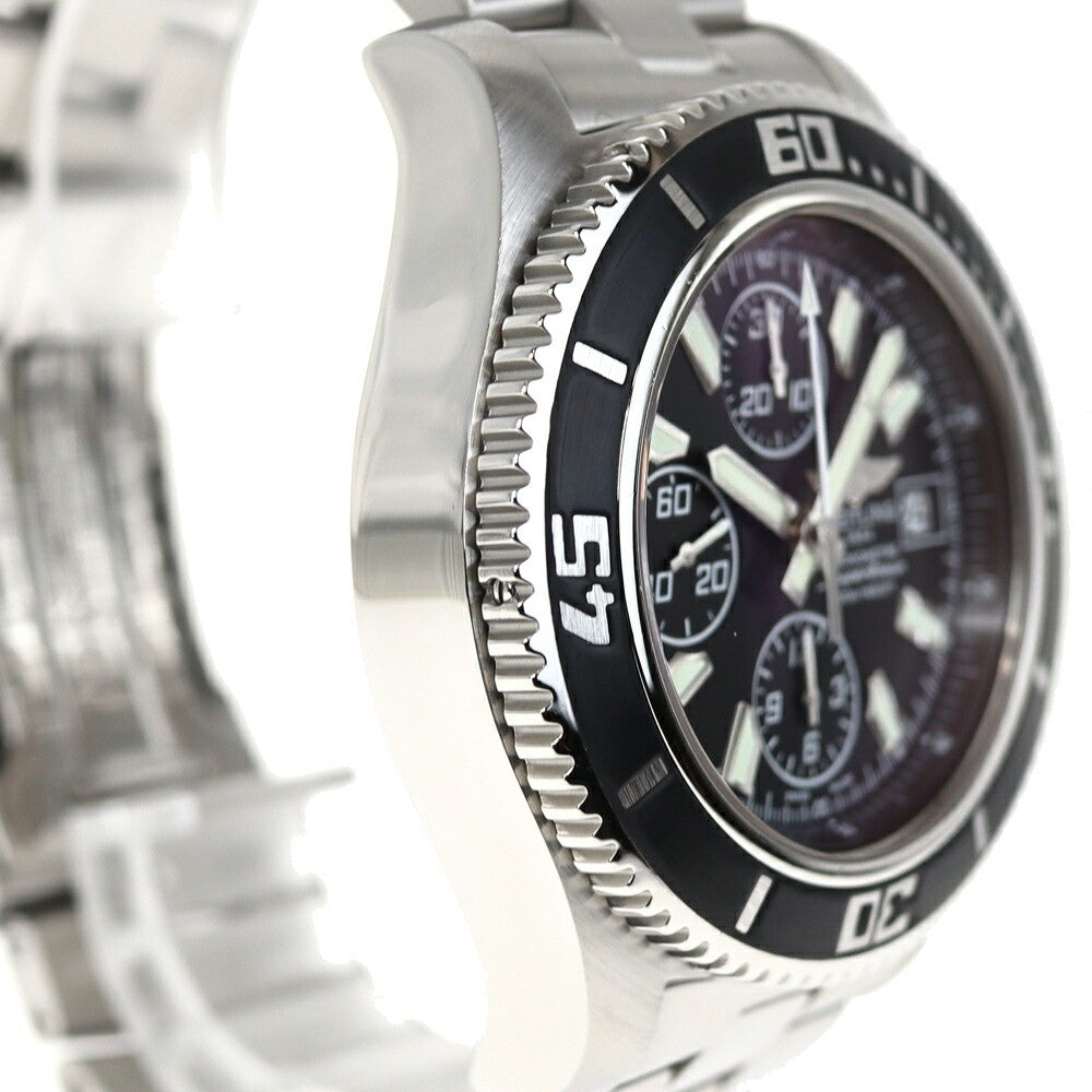 Breitling Superocean Chronograph A13341 Black Men'S Used Watch #51120