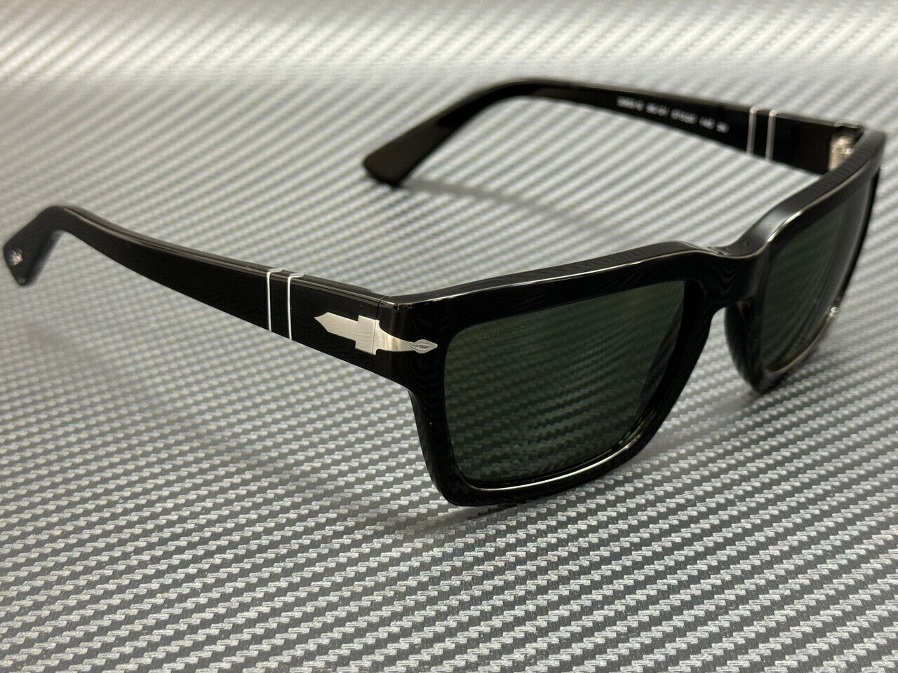 PERSOL PO3363S 95 31 Black Green Unisex 57 mm