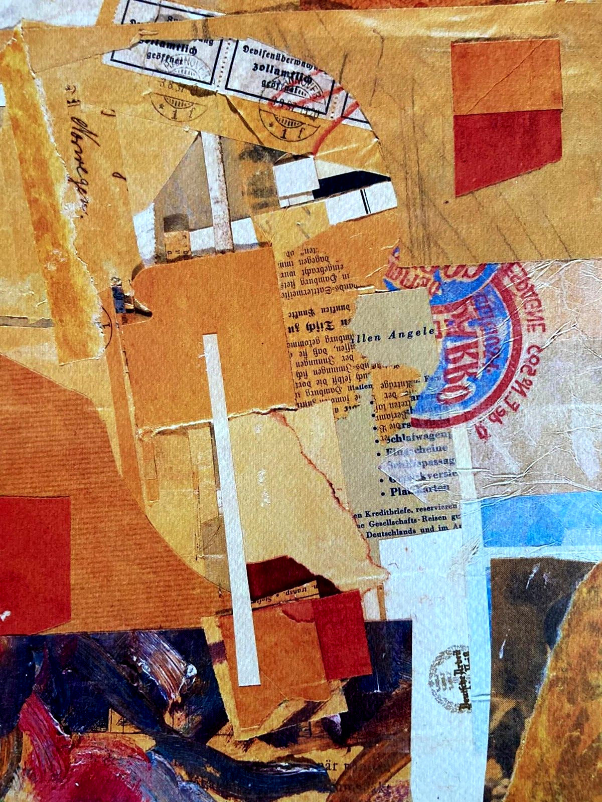 Kurt Schwitters Lithograph 1980