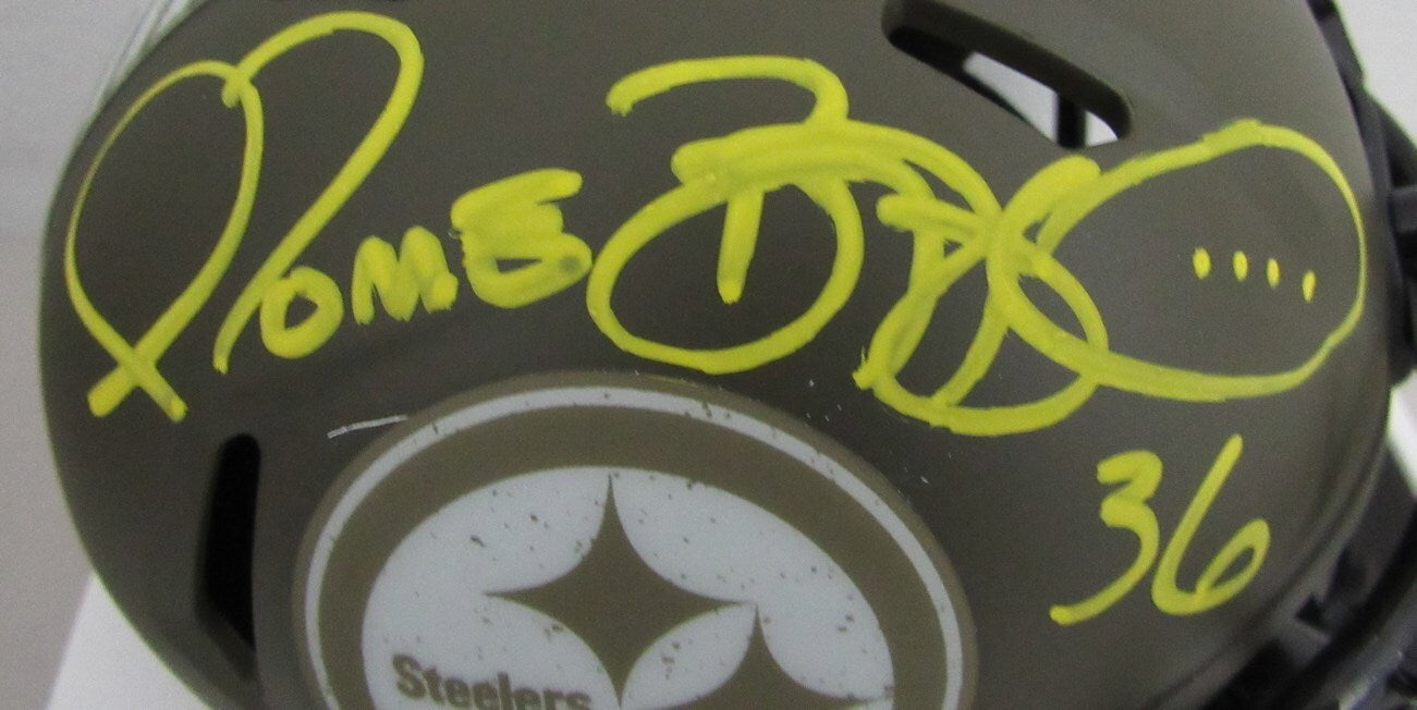 Jerome Bettis Hof Autographed Mini Salute To