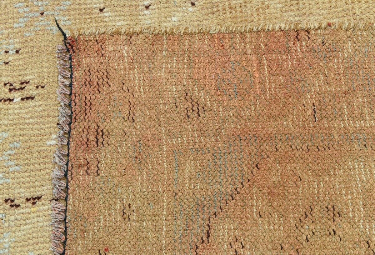 4X9 Ft Vintage Wool Tribal Runner Rug Distressed