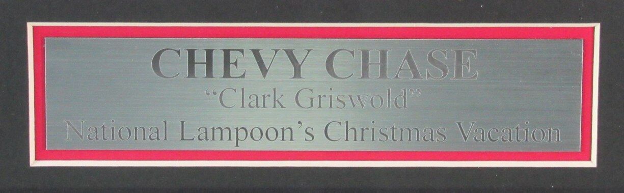 Chevy Chase Autographed Hockey Jersey Christmas
