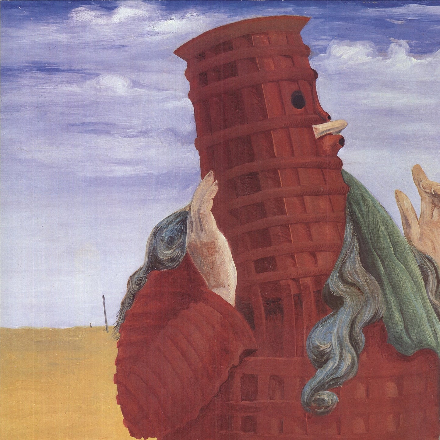 Max Ernst Ubu " Poster Surrealism Yellow, Multicolor