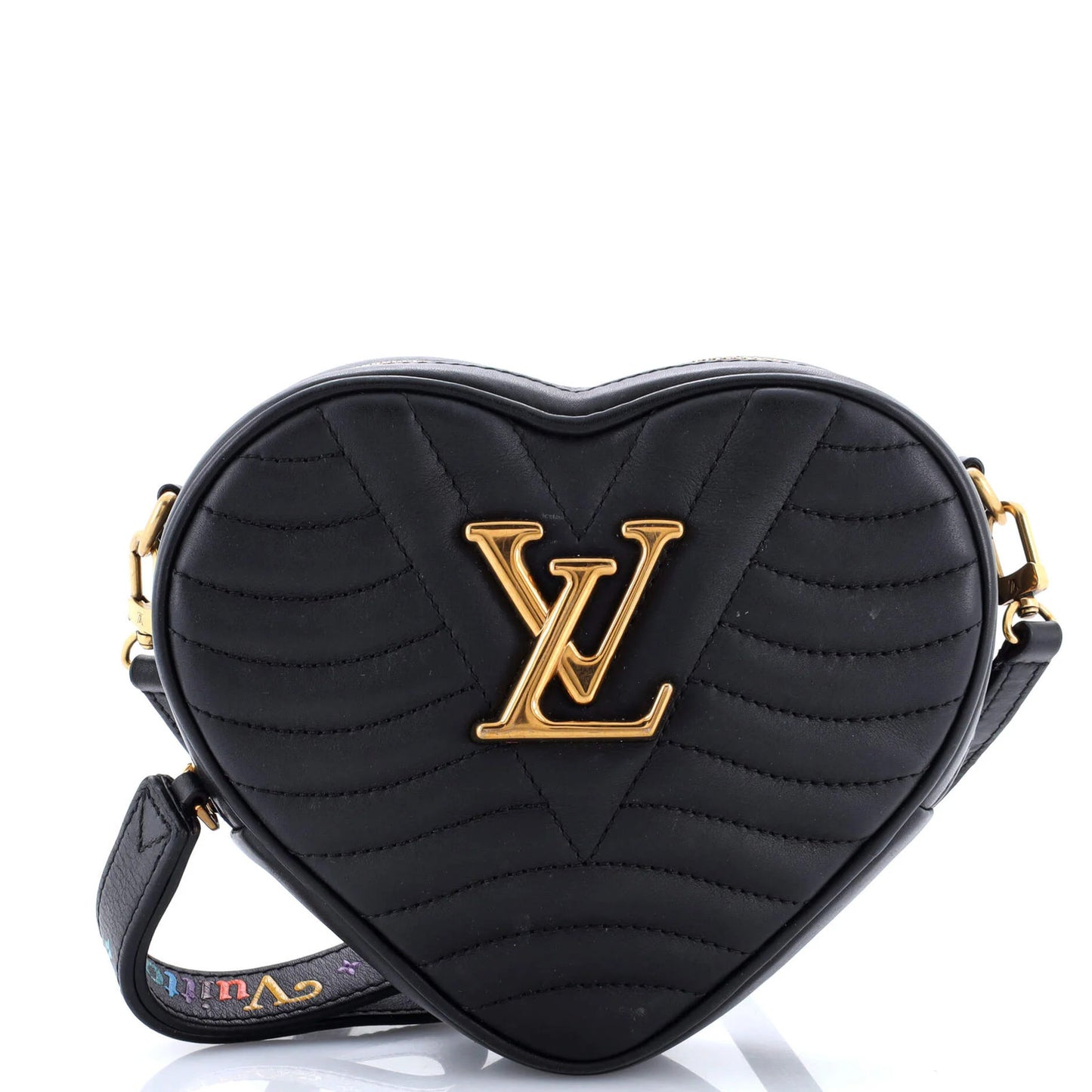Louis Vuitton New Wave Heart Crossbody Bag Quilted Leather