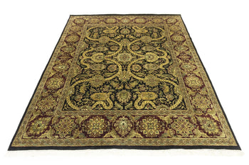 8X10 ft Handmade Floral Traditional Wool Rug