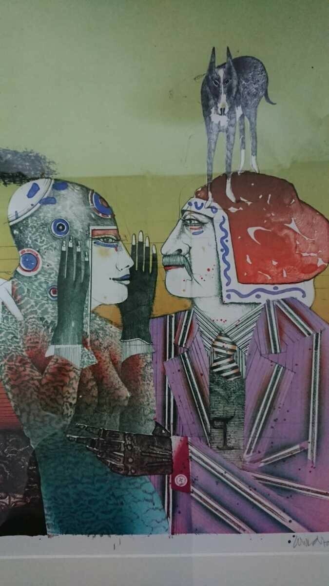Paul Wunderlich 1987 Original Lithograph Hand