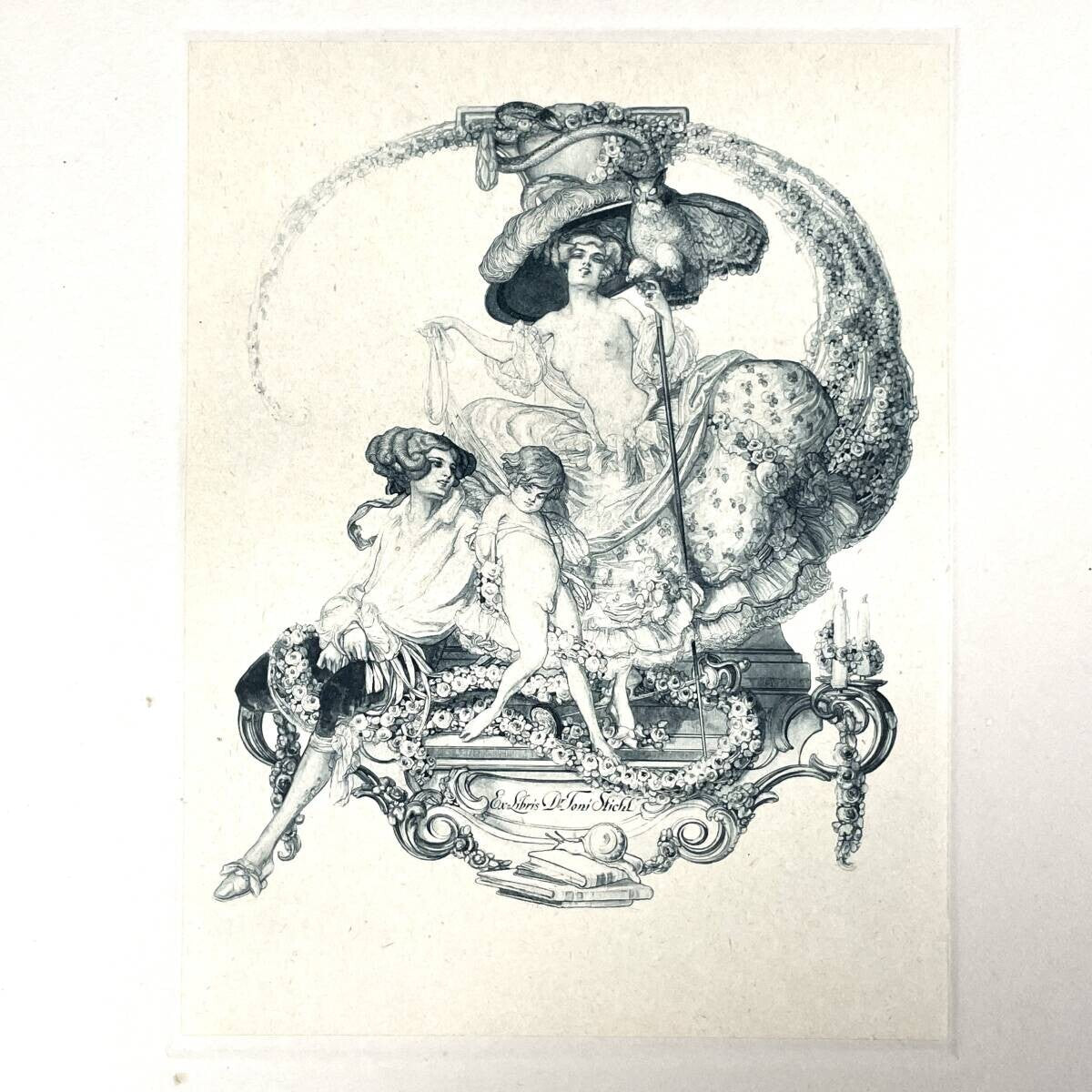 21 Exlibris Von Franz Von Bayros Limited Edition 500 1920S Art Nouveau Portfolio