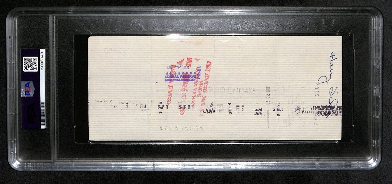 Al Davis Signed/Autographed 1978 Oakland Raiders Check Psa/Dna 184454