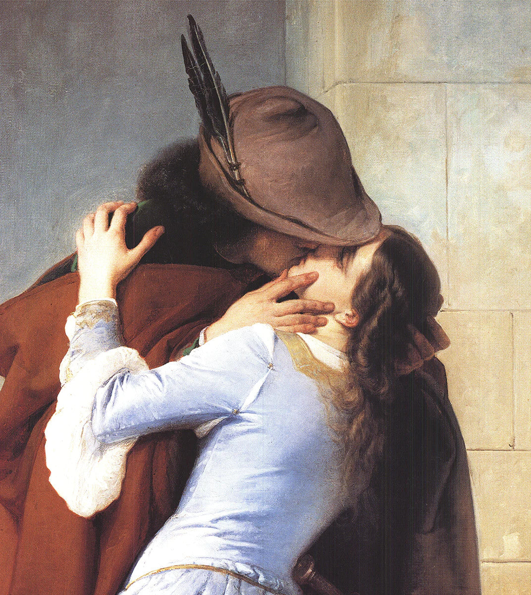 Francesco Hayez Il Bacio " Offset Lithograph Contemporary