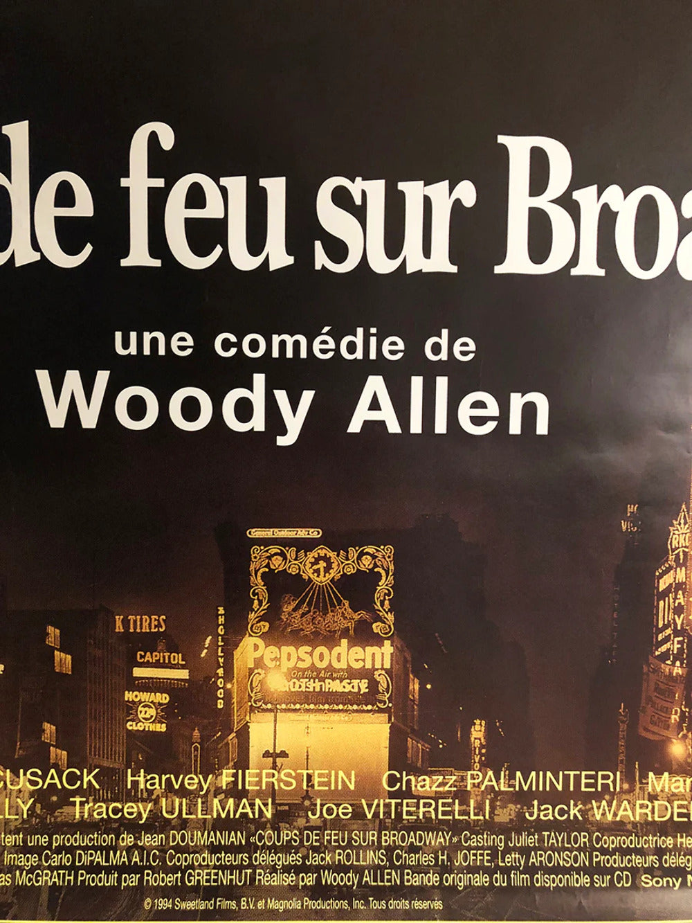 Artist Unknown Bullets Over Broadway " Offset Lithograph Contempo