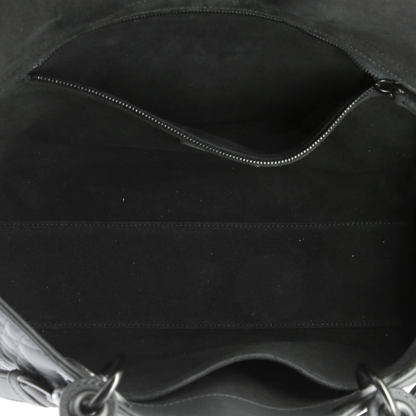 Christian Dior Ultra Matte Lady Dior Bag Cannage Quilt Calfskin Large