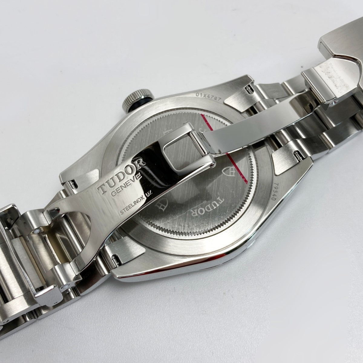 Tudor 79540 Black Case Size 41Mm Band Size 18Cm Men'S Used Watch #4101
